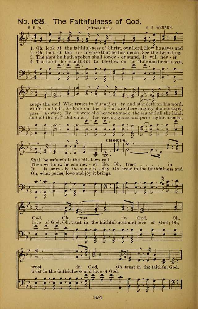 Songs of the Evening Light: for Sunday schools, missionary and revival meetings and gospel work in general page 164