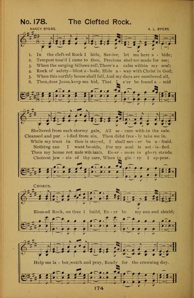 Songs of the Evening Light: for Sunday schools, missionary and revival meetings and gospel work in general page 174