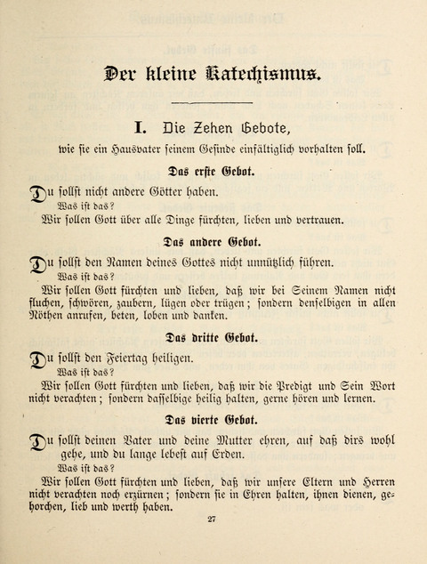 Sonntagschulbuch: für Evangelisch-Lutherische Gemeinden. Neue vermehrte Ausgabe page 27