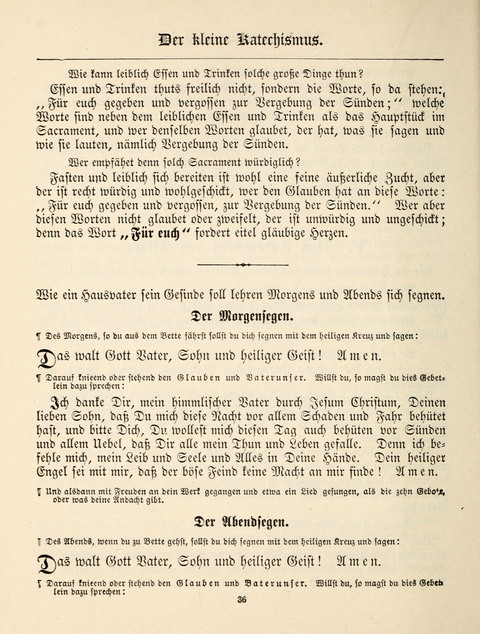 Sonntagschulbuch: für Evangelisch-Lutherische Gemeinden. Neue vermehrte Ausgabe page 36