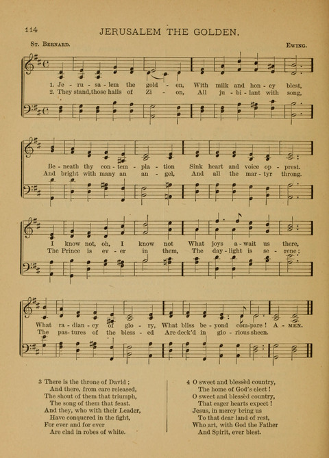 Songs of Faith, Hope, and Love: for Sunday Schools and devotional meetings page 114
