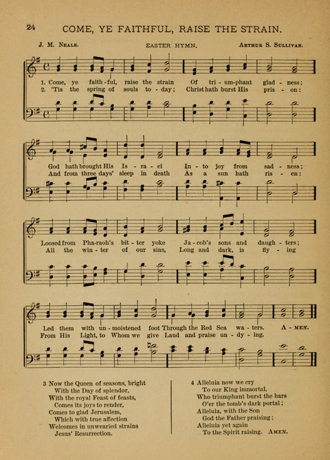 Songs of Faith, Hope, and Love: for Sunday Schools and devotional meetings page 24