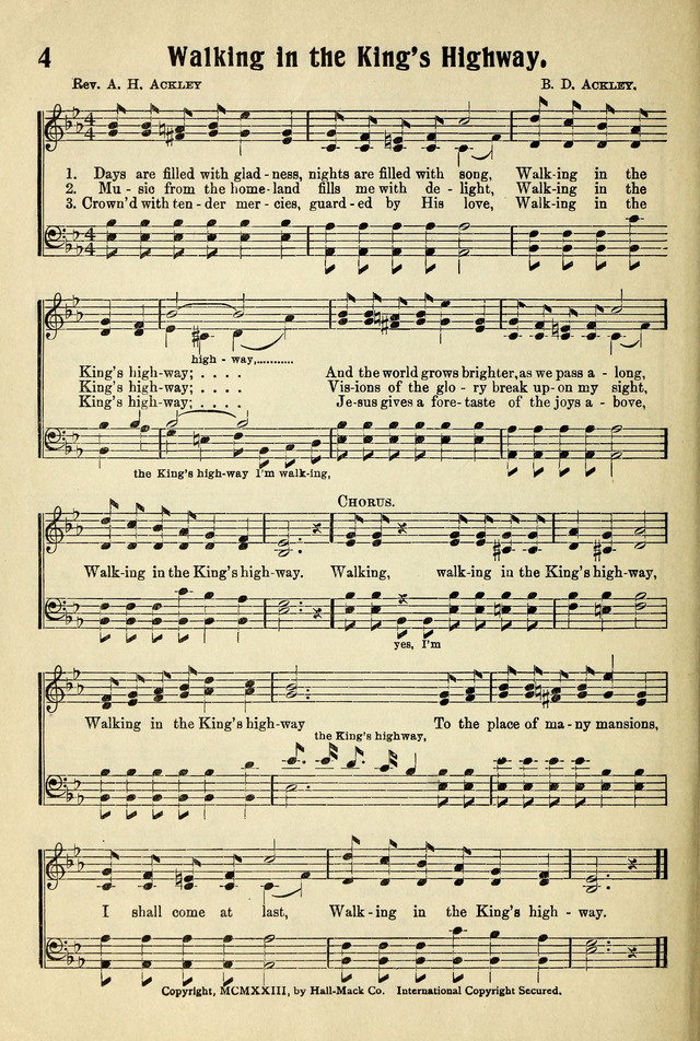 Songs of Faith and Triumph 1, 2 and 3 Combined: Tryout Edition page 4