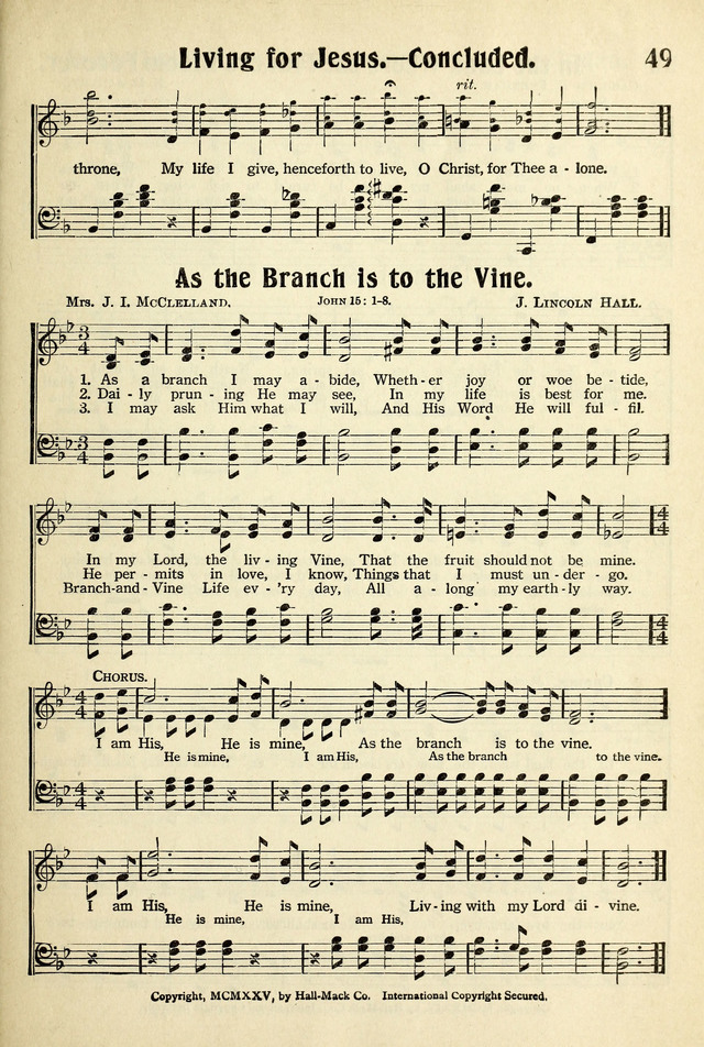 Songs of Faith and Triumph 1, 2 and 3 Combined: Tryout Edition page 49