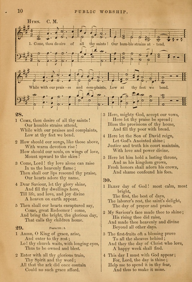 Songs for the Sanctuary: or hymns and tunes for Christian Worship page 11