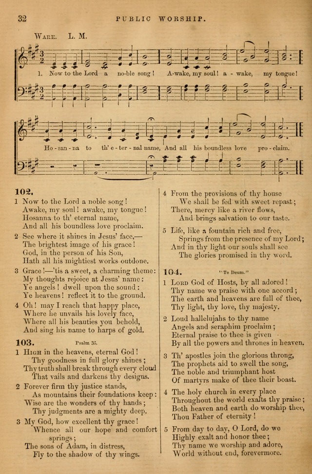 Songs for the Sanctuary: or hymns and tunes for Christian Worship page 33