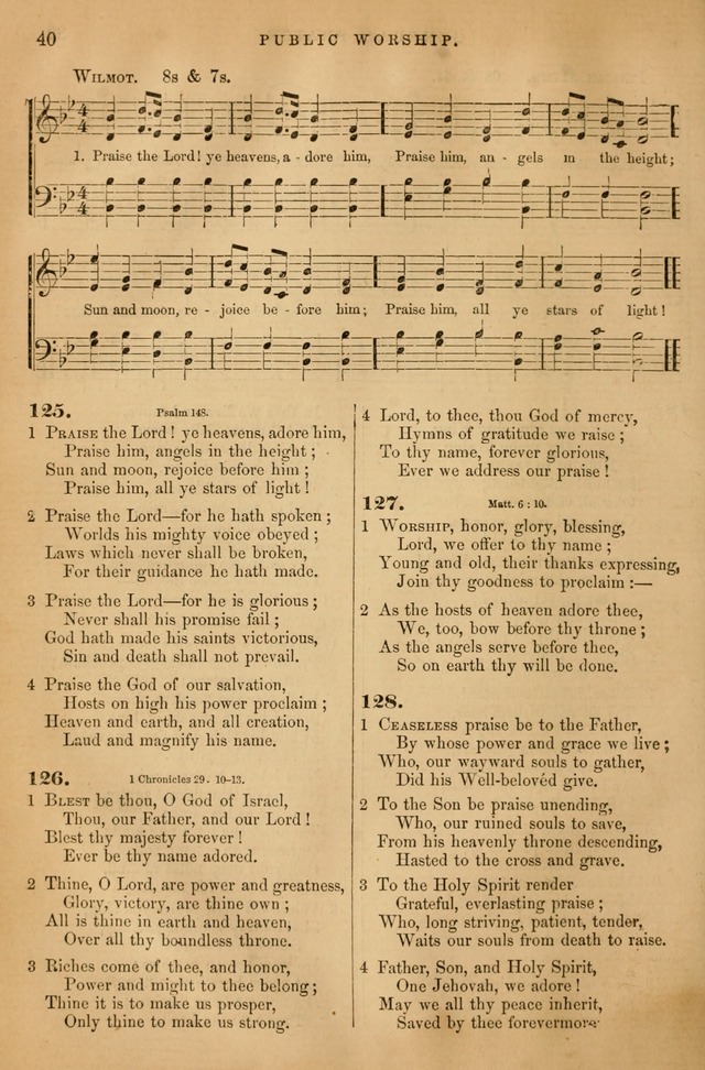 Songs for the Sanctuary: or hymns and tunes for Christian Worship page 41