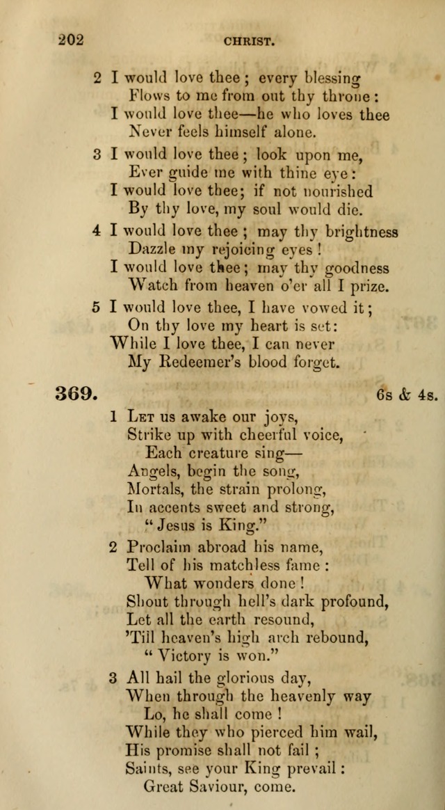 Songs for the Sanctuary; or, Psalms and Hymns for Christian Worship (Words only) page 202