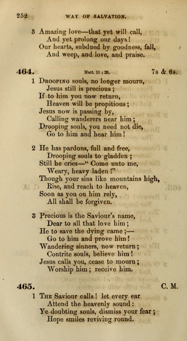 Songs for the Sanctuary; or, Psalms and Hymns for Christian Worship (Words only) page 252