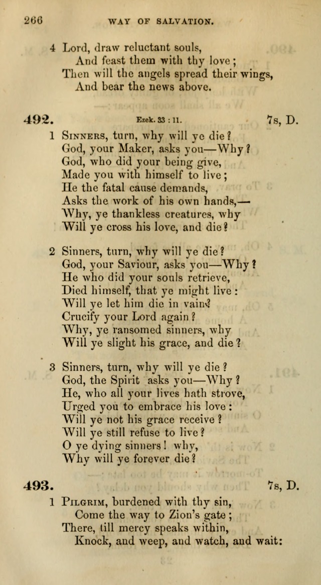 Songs for the Sanctuary; or, Psalms and Hymns for Christian Worship (Words only) page 266