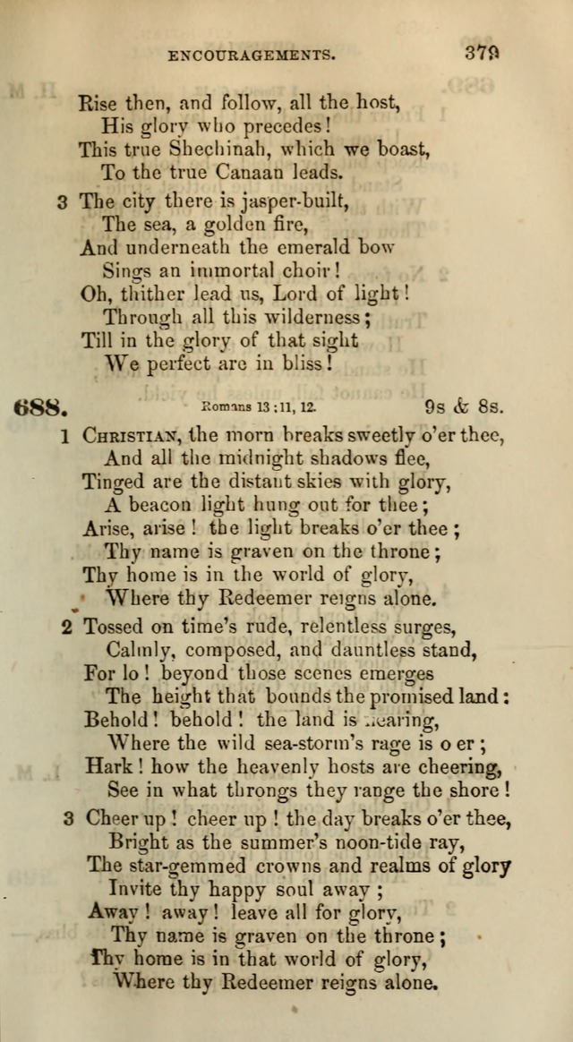 Songs for the Sanctuary; or, Psalms and Hymns for Christian Worship (Words only) page 379