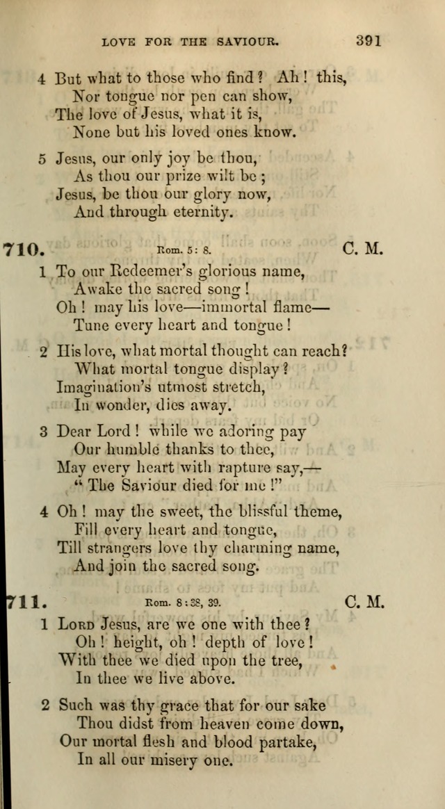 Songs for the Sanctuary; or, Psalms and Hymns for Christian Worship (Words only) page 391