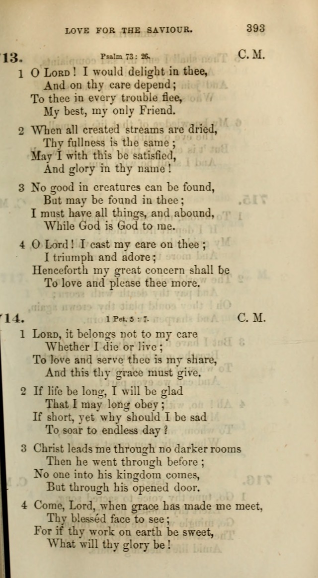 Songs for the Sanctuary; or, Psalms and Hymns for Christian Worship (Words only) page 393