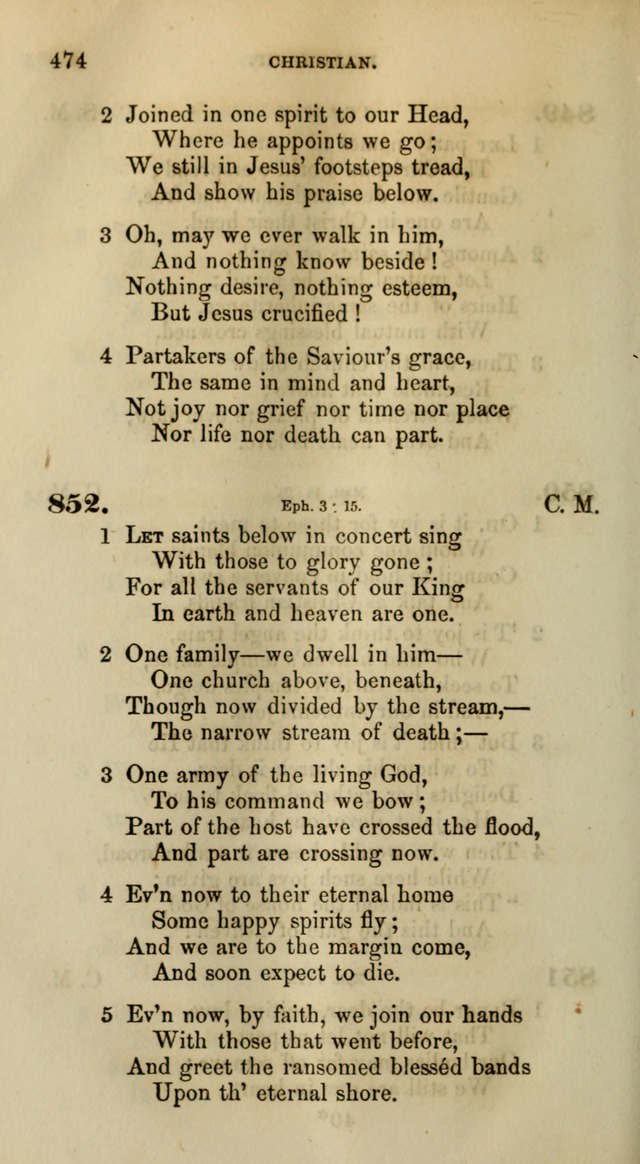 Songs for the Sanctuary; or, Psalms and Hymns for Christian Worship (Words only) page 474