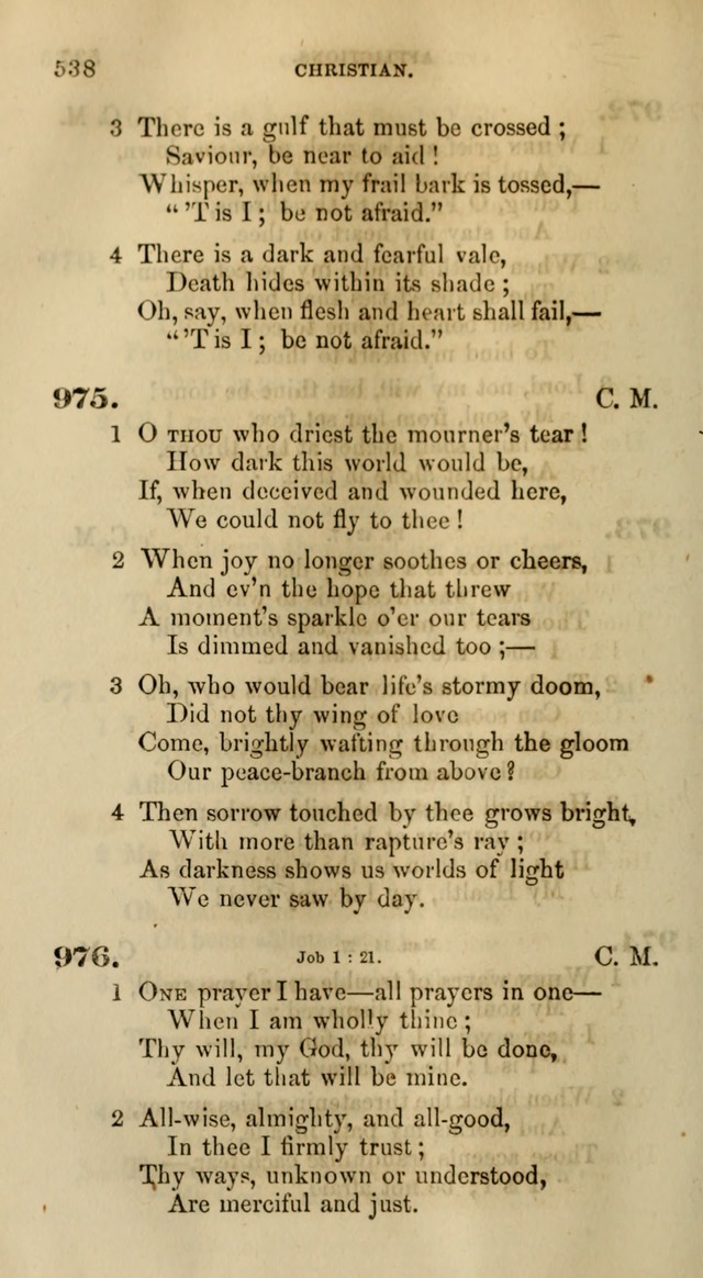 Songs for the Sanctuary; or, Psalms and Hymns for Christian Worship (Words only) page 538