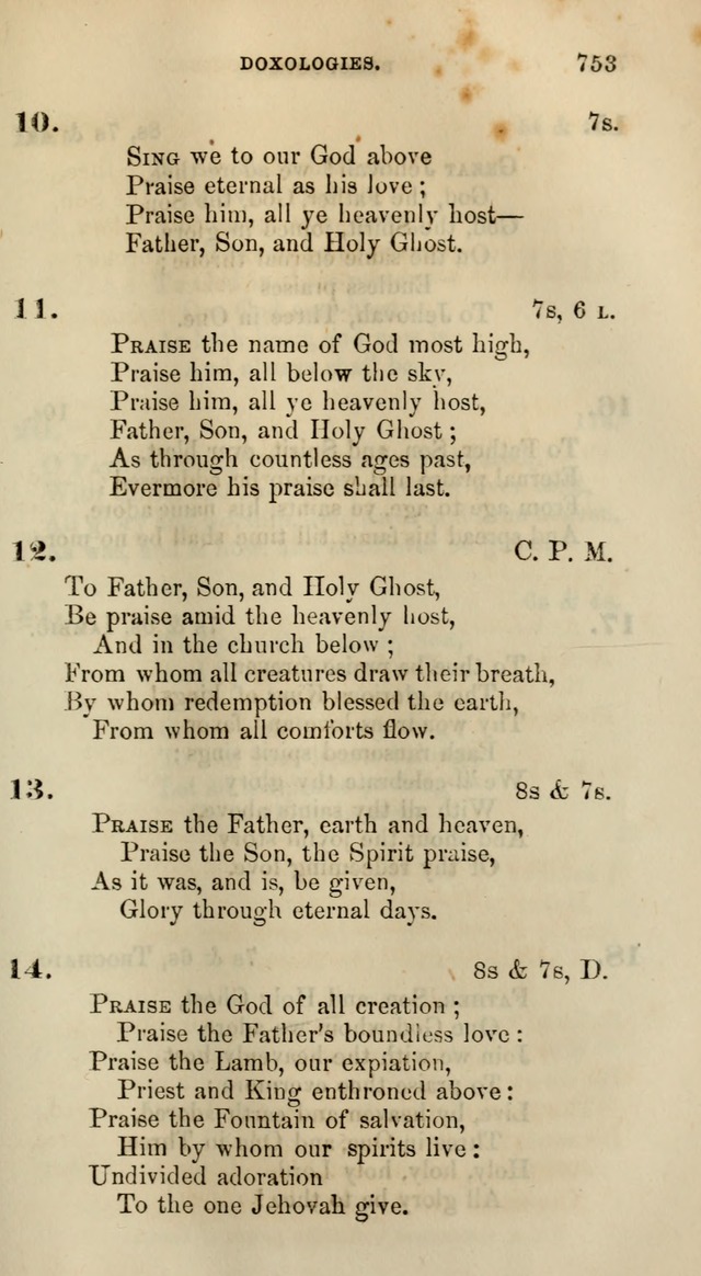 Songs for the Sanctuary; or, Psalms and Hymns for Christian Worship (Words only) page 751