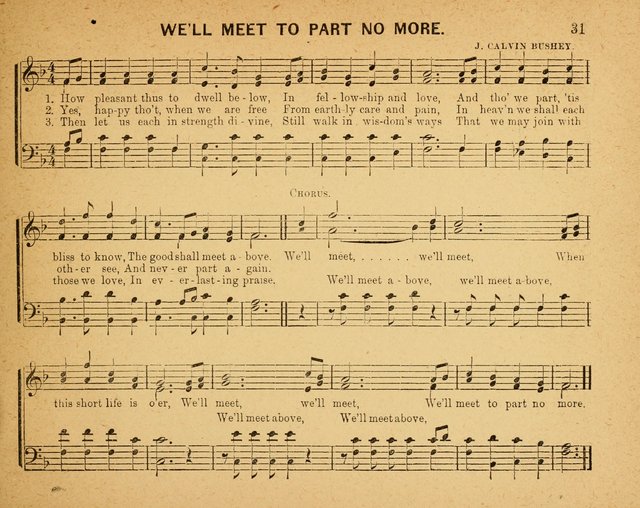 Sparkling Gems Nos.1 & 2 Combined: a new and choice collection of music for Sabbath schools, temperance, and social meetings page 31