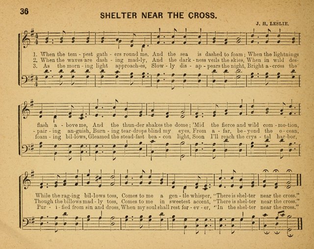 Sparkling Gems Nos.1 & 2 Combined: a new and choice collection of music for Sabbath schools, temperance, and social meetings page 36