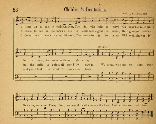 Sparkling Gems Nos.1 & 2 Combined: a new and choice collection of music for Sabbath schools, temperance, and social meetings page 58