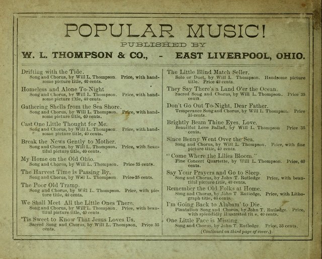 Sparkling Gems Nos.1 & 2 Combined: a new and choice collection of music for Sabbath schools, temperance, and social meetings page 84