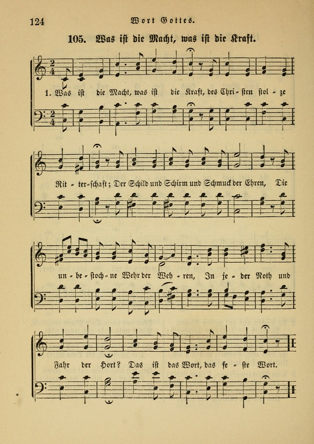 Sonntagsschul-Gesangbuch der Reformirten Kirche in den Vereinigten Staaten page 124