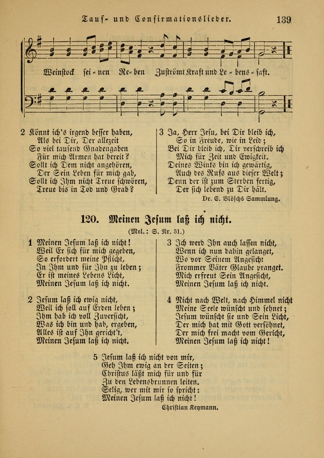 Sonntagsschul-Gesangbuch der Reformirten Kirche in den Vereinigten Staaten page 139