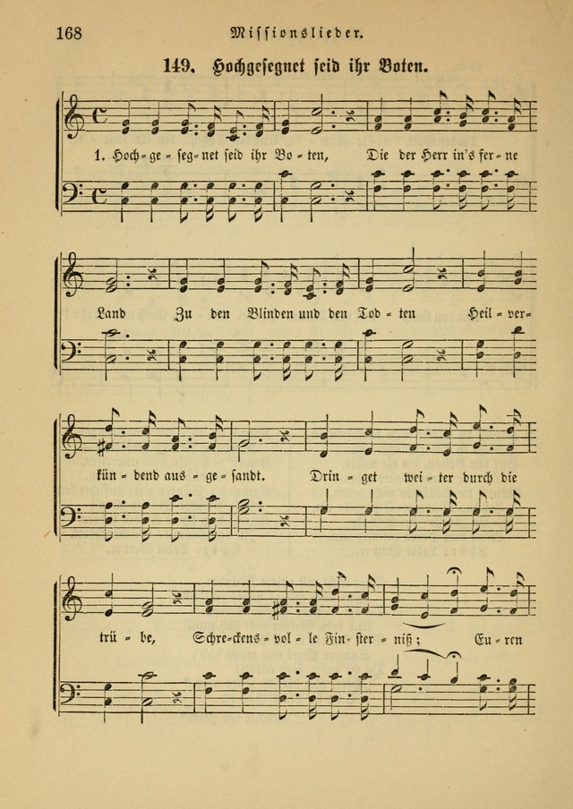 Sonntagsschul-Gesangbuch der Reformirten Kirche in den Vereinigten Staaten page 168