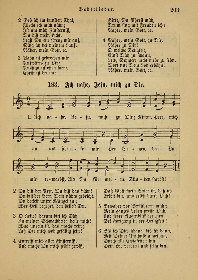Sonntagsschul-Gesangbuch der Reformirten Kirche in den Vereinigten Staaten page 203