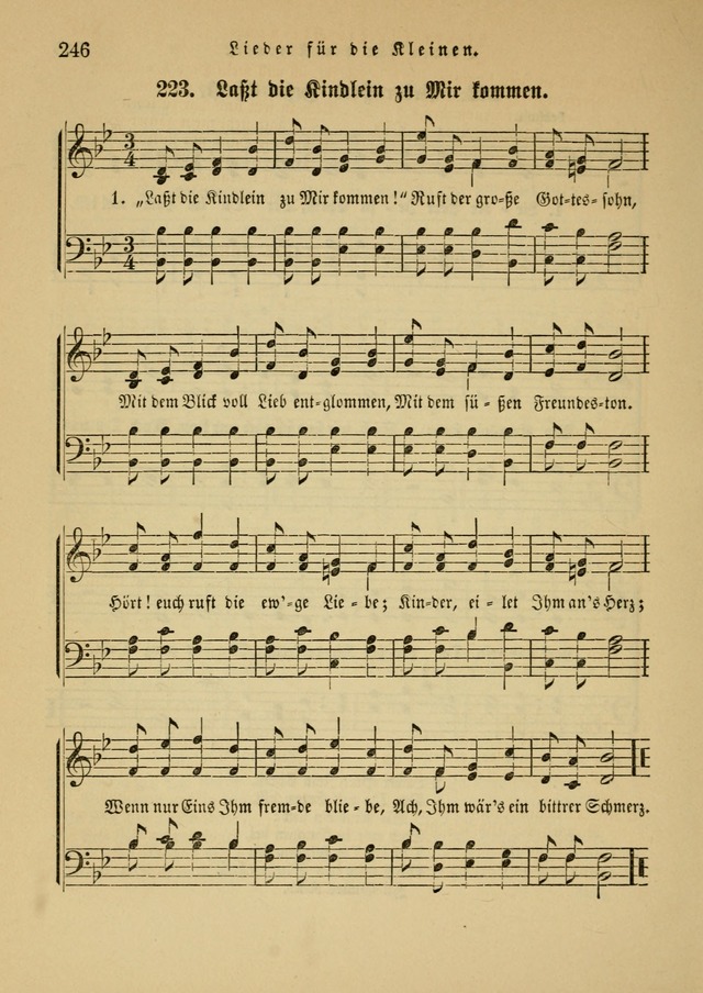 Sonntagsschul-Gesangbuch der Reformirten Kirche in den Vereinigten Staaten page 246
