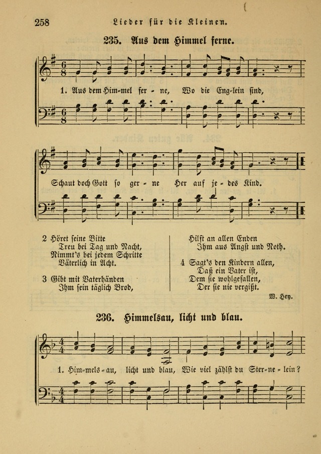 Sonntagsschul-Gesangbuch der Reformirten Kirche in den Vereinigten Staaten page 258