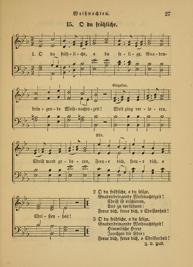 Sonntagsschul-Gesangbuch der Reformirten Kirche in den Vereinigten Staaten page 27