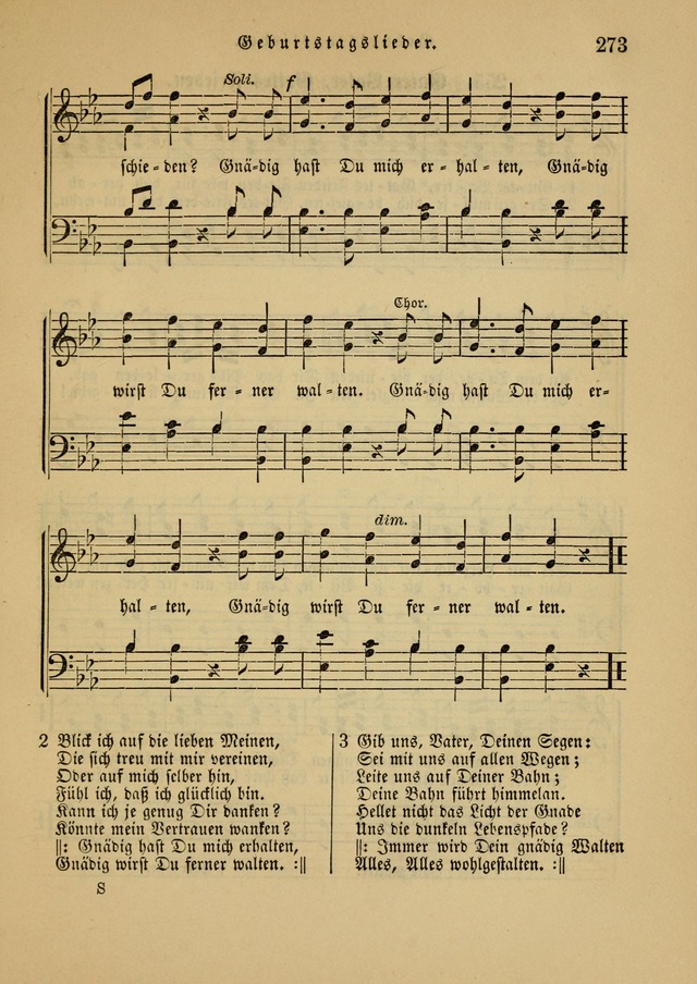 Sonntagsschul-Gesangbuch der Reformirten Kirche in den Vereinigten Staaten page 273