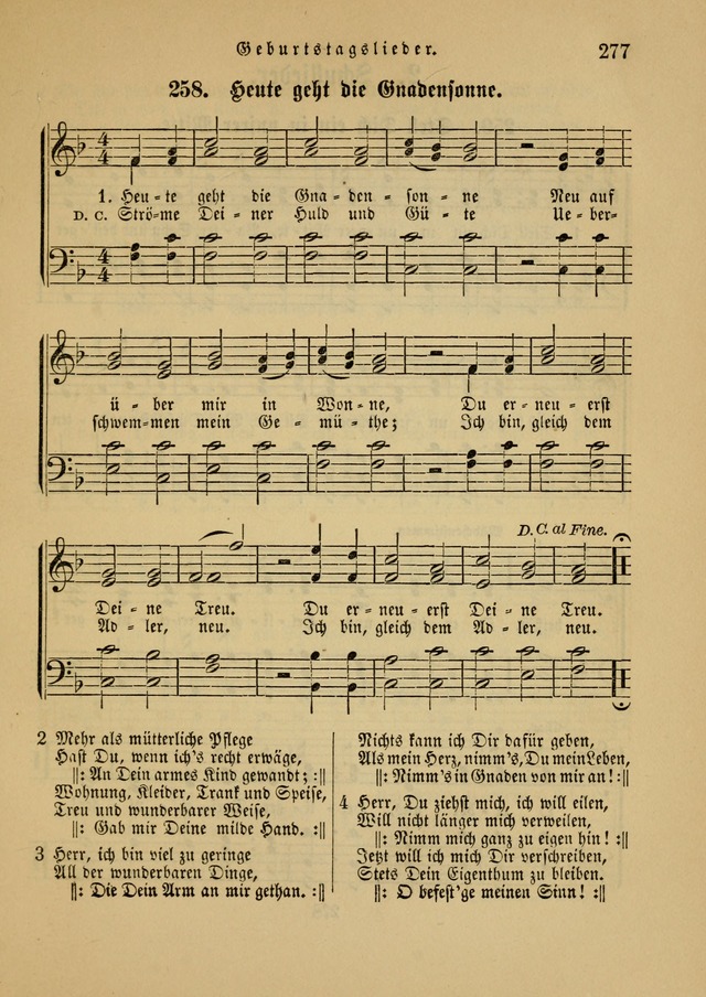Sonntagsschul-Gesangbuch der Reformirten Kirche in den Vereinigten Staaten page 277