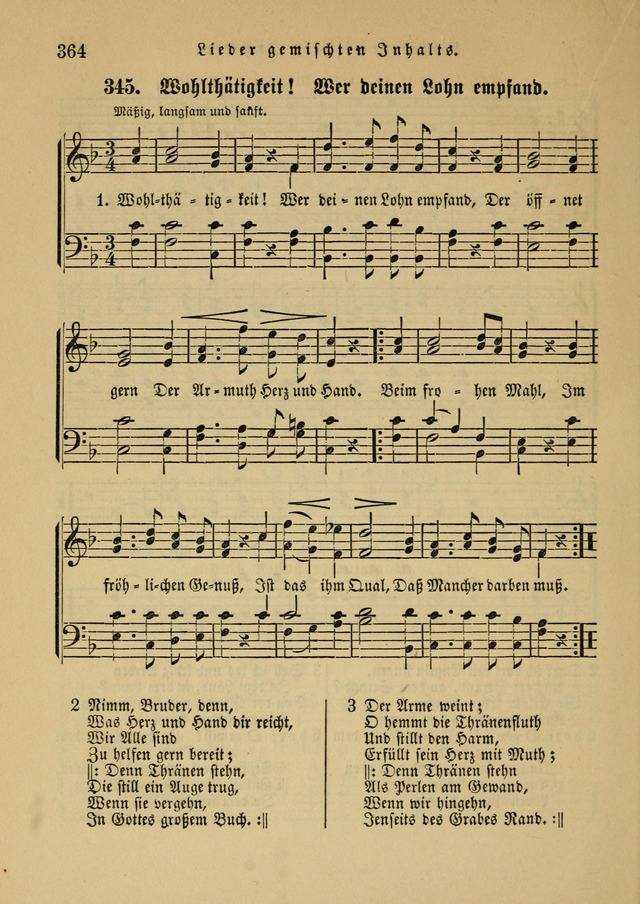 Sonntagsschul-Gesangbuch der Reformirten Kirche in den Vereinigten Staaten page 364