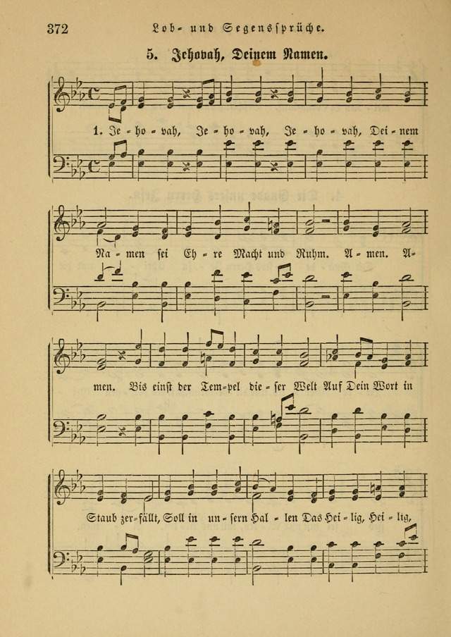 Sonntagsschul-Gesangbuch der Reformirten Kirche in den Vereinigten Staaten page 372