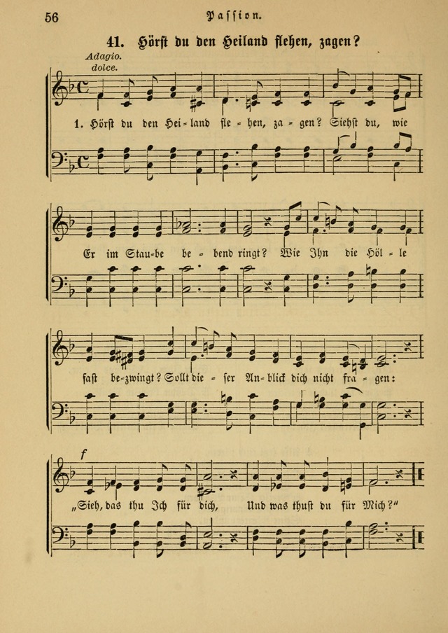 Sonntagsschul-Gesangbuch der Reformirten Kirche in den Vereinigten Staaten page 56