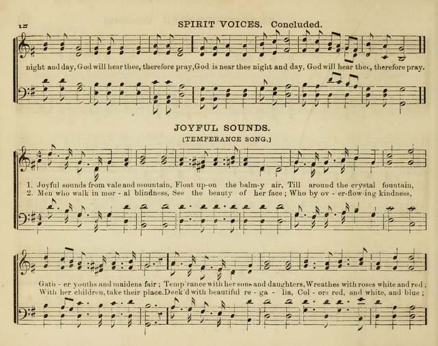 Song Garland; or, Singing for Jesus: a new collection of Music and Hymns prepared expressly for Sabbath Schools page 12
