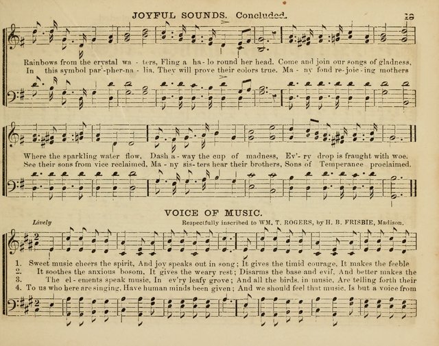 Song Garland; or, Singing for Jesus: a new collection of Music and Hymns prepared expressly for Sabbath Schools page 13