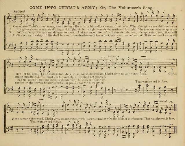 Song Garland; or, Singing for Jesus: a new collection of Music and Hymns prepared expressly for Sabbath Schools page 17