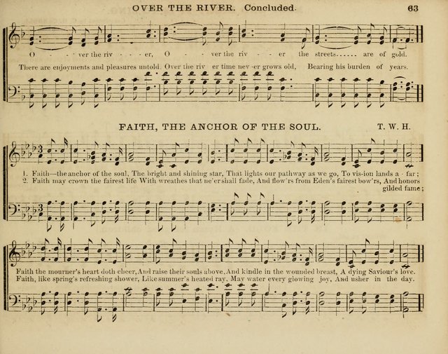 Song Garland; or, Singing for Jesus: a new collection of Music and Hymns prepared expressly for Sabbath Schools page 63