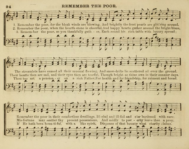Song Garland; or, Singing for Jesus: a new collection of Music and Hymns prepared expressly for Sabbath Schools page 94