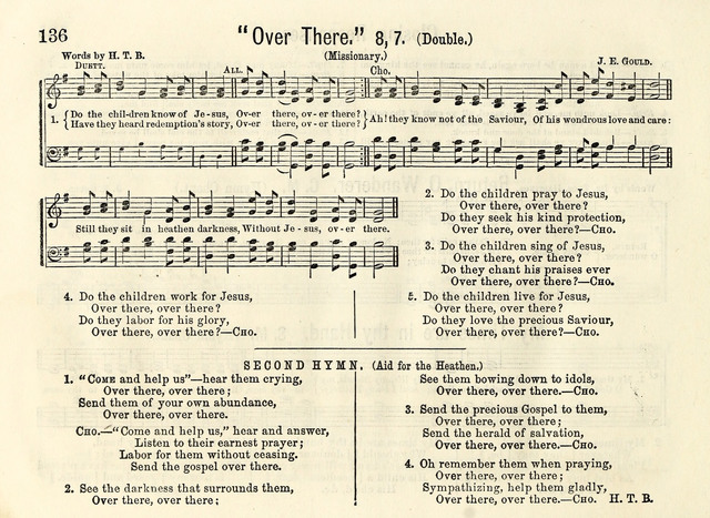Songs of Gladness for the Sabbath School page 134