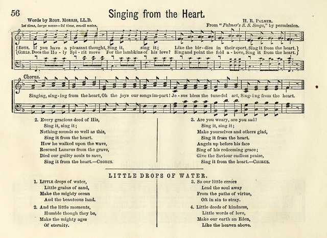 Songs of Gladness for the Sabbath School page 54