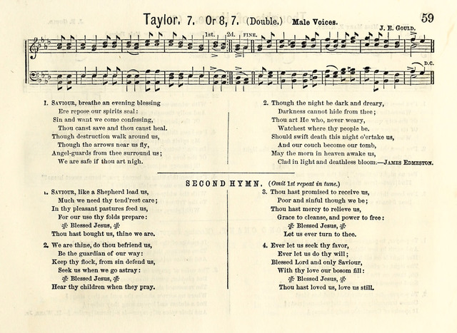 Songs of Gladness for the Sabbath School page 57