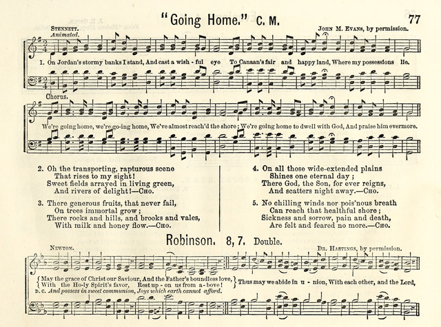 Songs of Gladness for the Sabbath School page 75