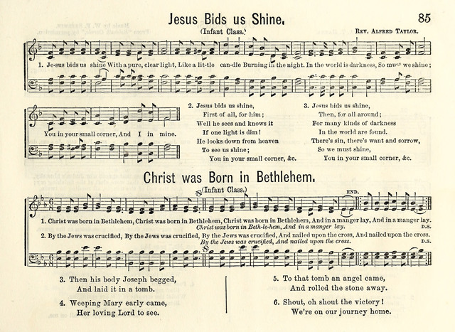 Songs of Gladness for the Sabbath School page 83