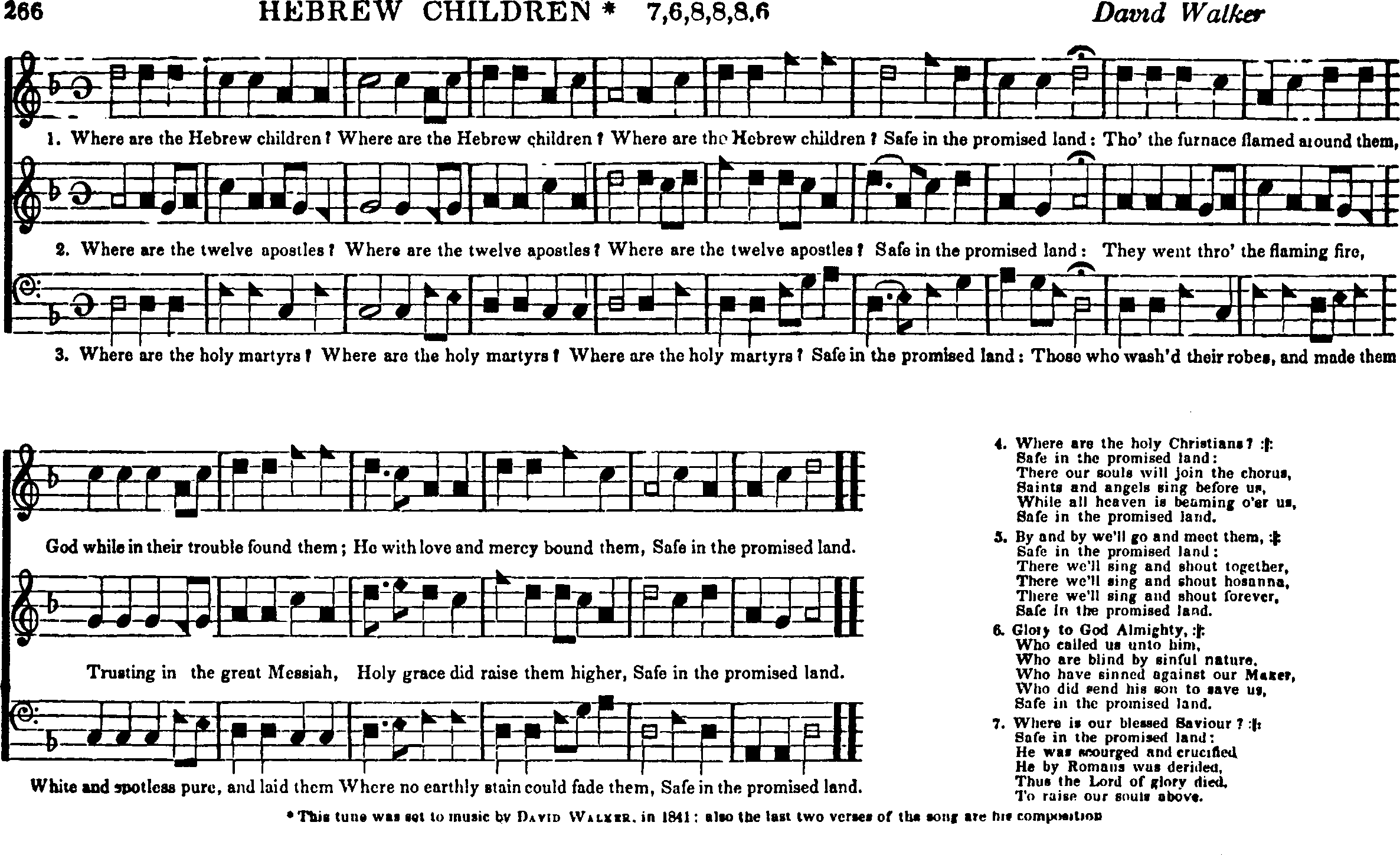 The Southern Harmony, and Musical Companion (New ed. thoroughly rev. and much enl.) page 536