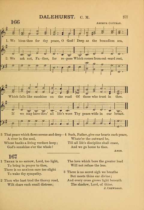 The School Hymnary: a collection of hymns and tunes and patriotic songs for use in public and private schools page 107