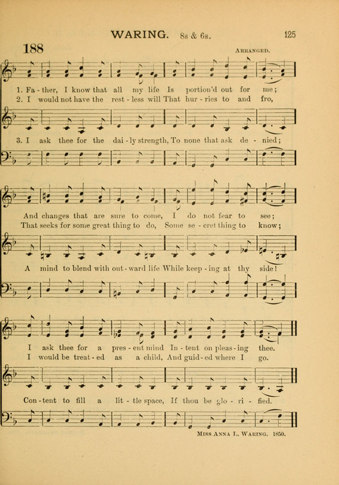 The School Hymnary: a collection of hymns and tunes and patriotic songs for use in public and private schools page 125