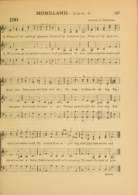 The School Hymnary: a collection of hymns and tunes and patriotic songs for use in public and private schools page 127